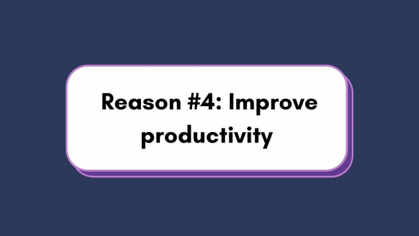 reason to move to cloud - productivity